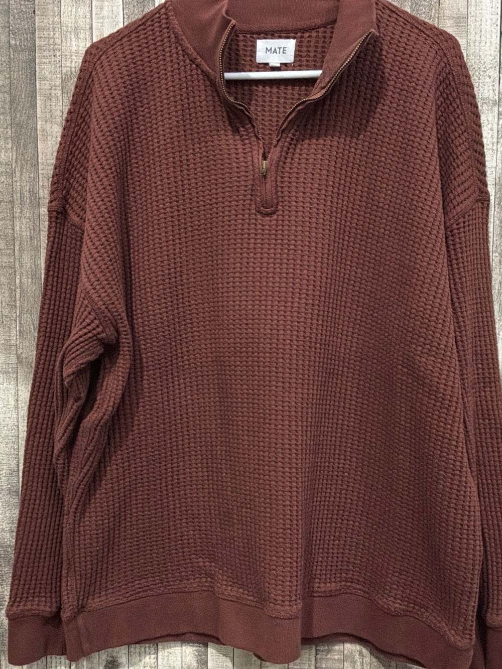 MATE THE LABEL WAFFLE ZIP